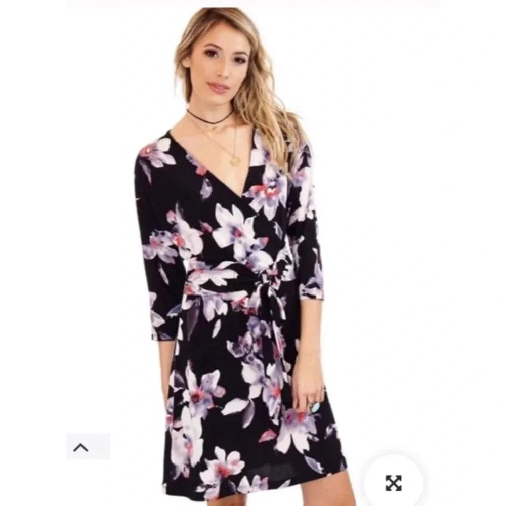 NEW Veronica M. Kimono Wrap Dress